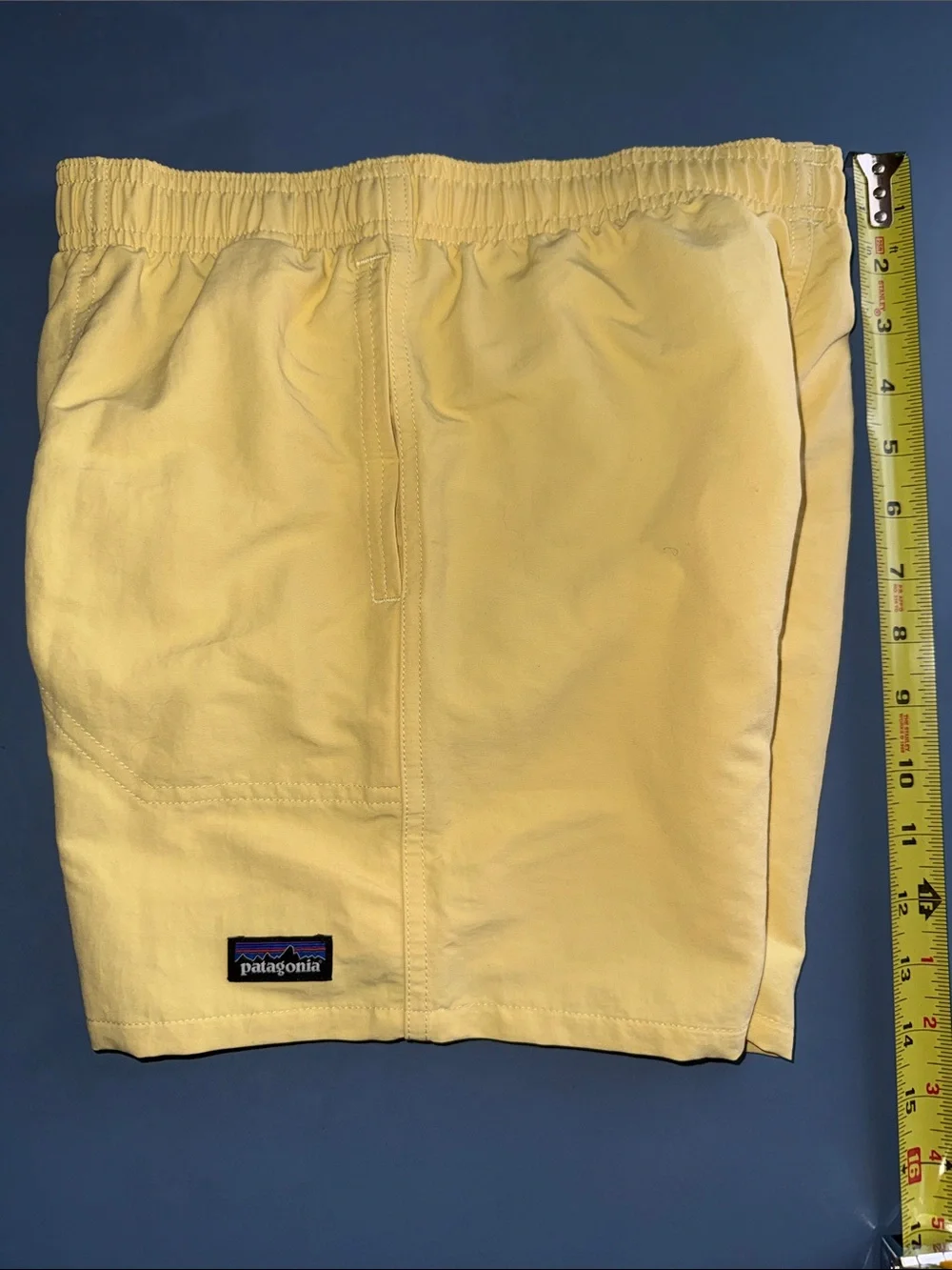 Patagonia Kids Yellow Swim Shorts